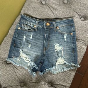*2 for $30* EUC Kendall and Kylie The Drifter high-rise jean shorts, size 0/24